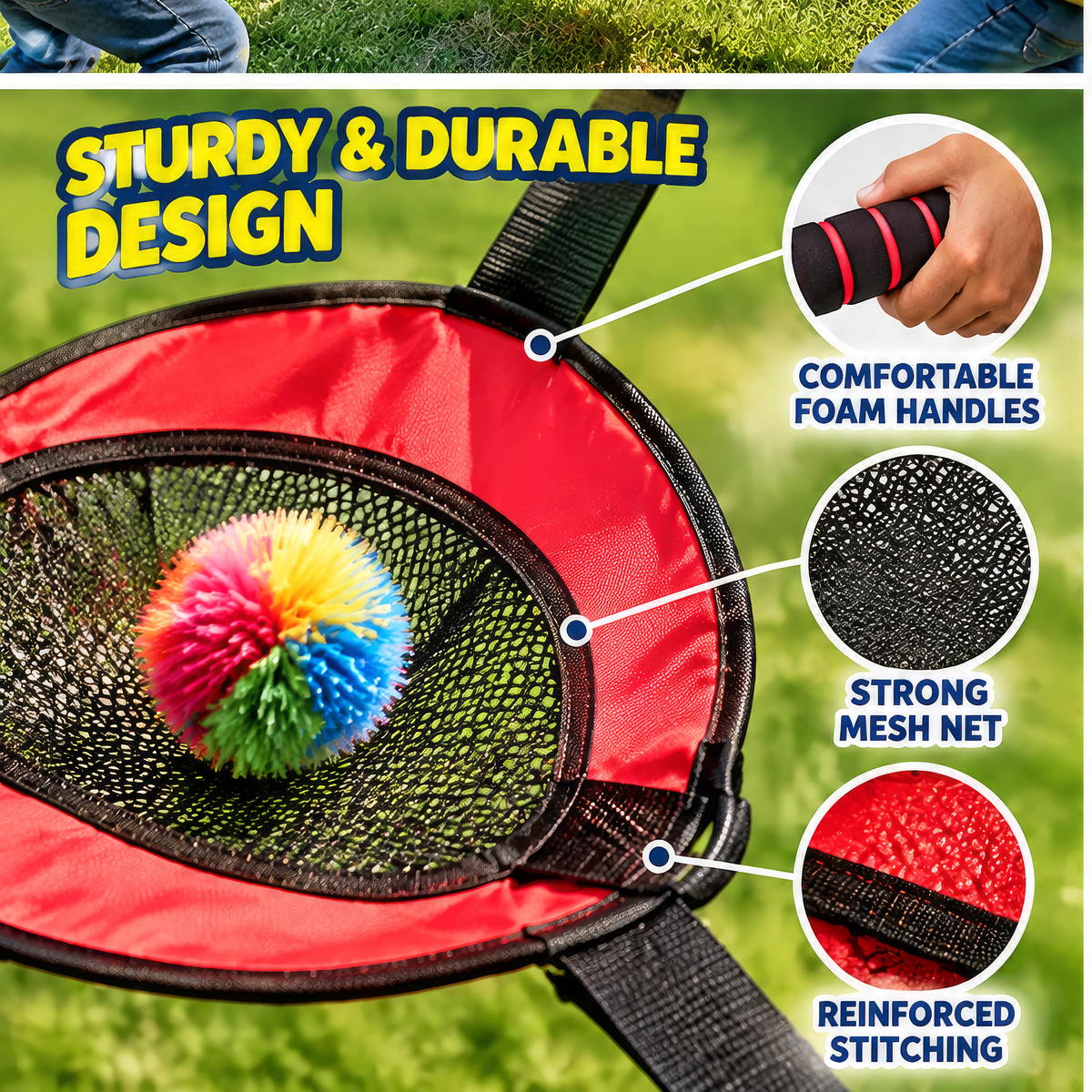 FUNMODO® Storm Catch Team Toss Outdoor Game for Kids