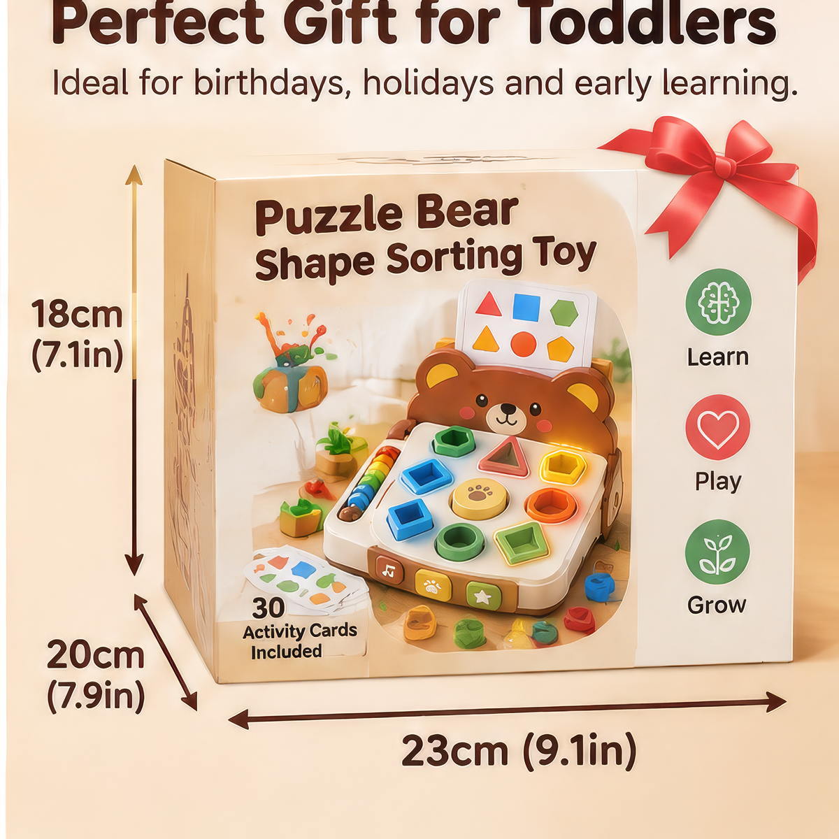 FUNMODO® Interactive Shape Matching & Sorting Learning Toy