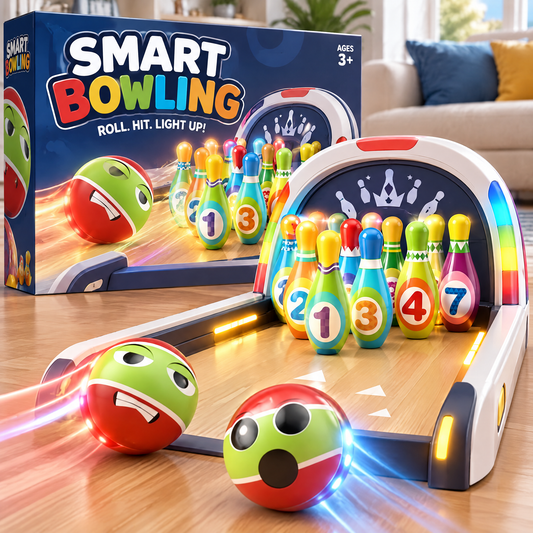 FUNMODO® Smart Bowling Light-Up Game Set for Kids