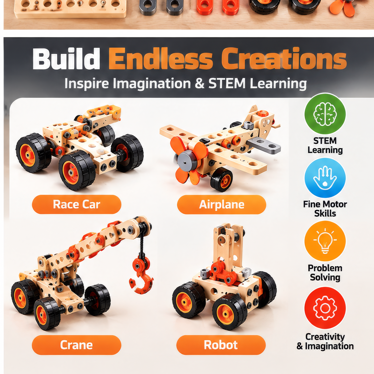FUNMODO® Kids Tool & Repair Workbench Set