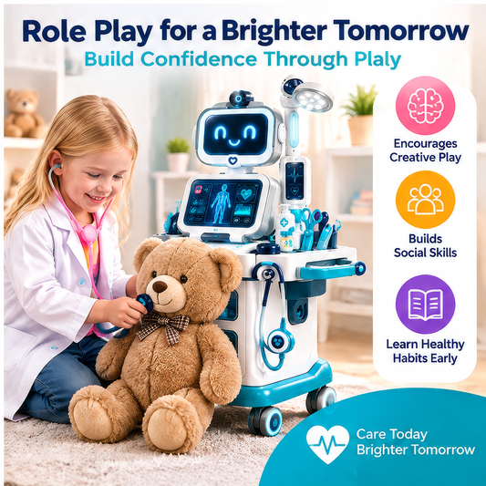FUNMODO® Little Doctor Smart Medical Play Station for Kids