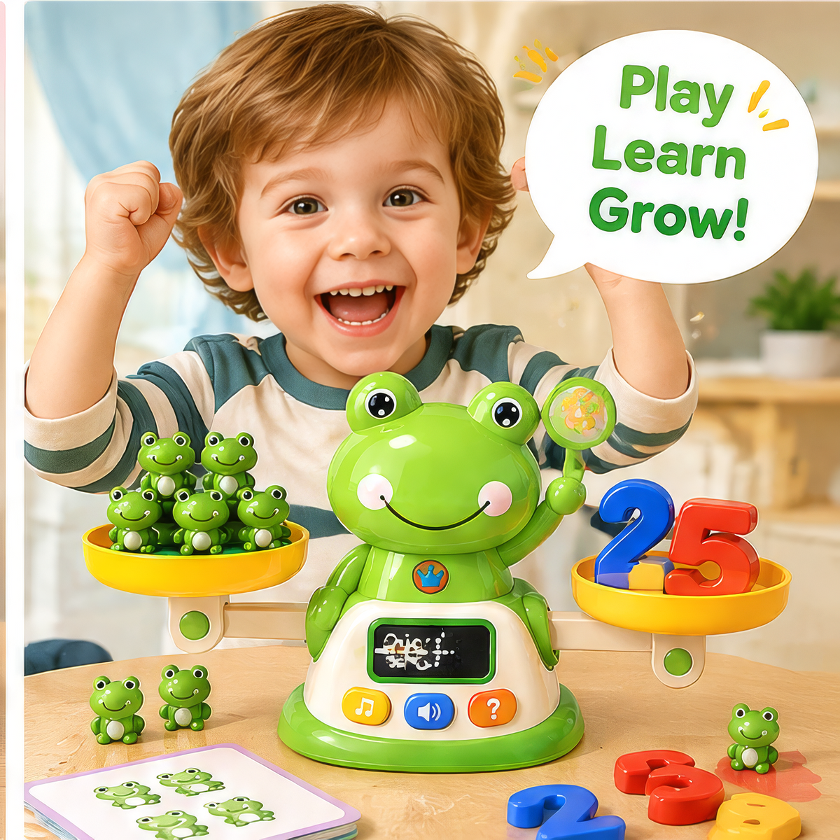 Math Balance toy supporting early math logical thinking fine motor skills and confidence